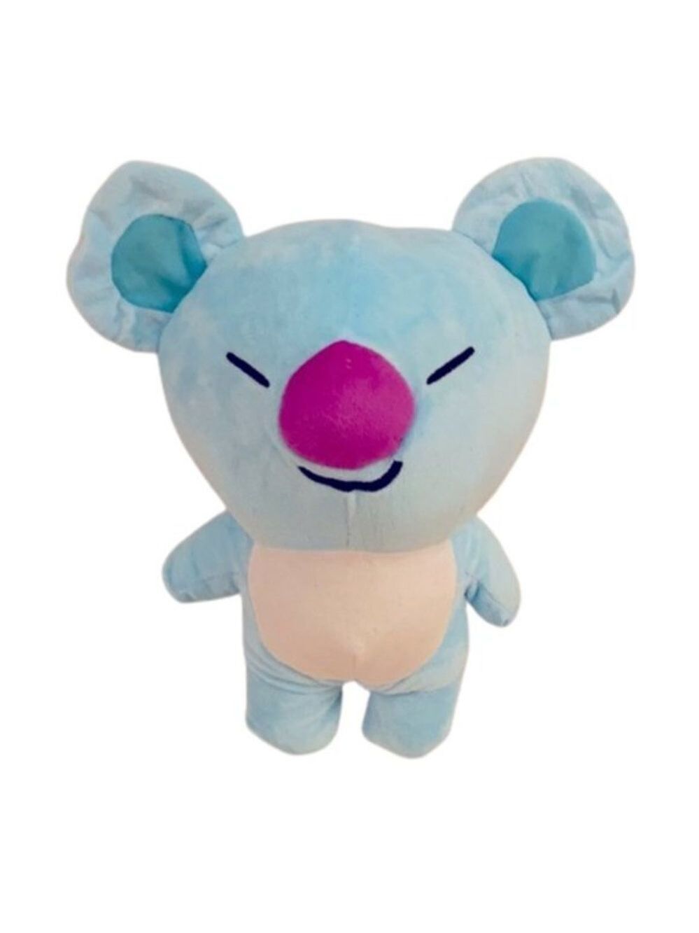 NWOT New BTS21 Line Friends Plushie "KOYA" blue BTS 21 stuff‎ toys approx…